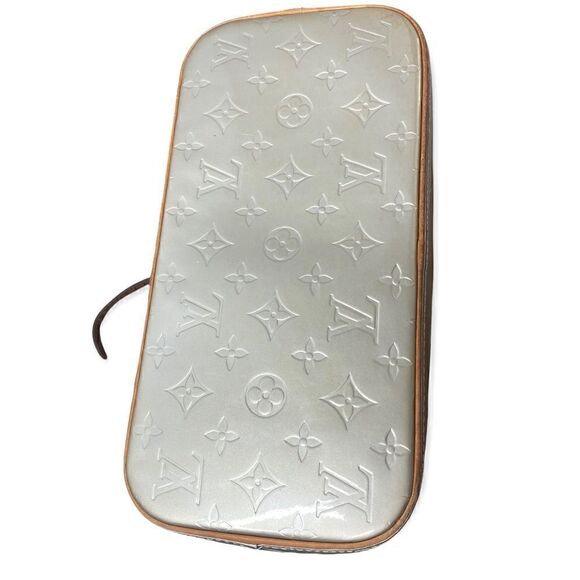 Louis Vuitton Houston Vernis Silver Leather shoulder bag vintage Authenticated - Picture 5 of 16